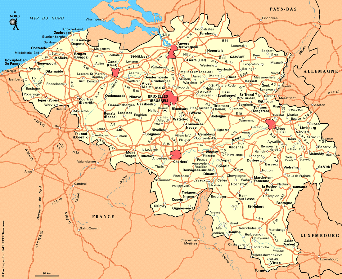 Bruxelles carte